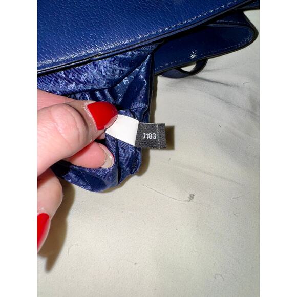 Kate Spade Tote Large Navy Blue Vintage Grand Street Gabriel Quiet Luxury - Picture 15 of 16